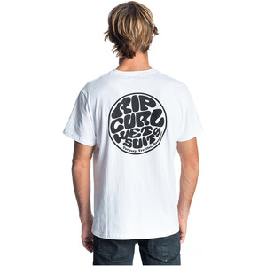T-shirt Original Surfeur Wetty Des Hommes Rip Curl 2019 Blanc Ctecz5